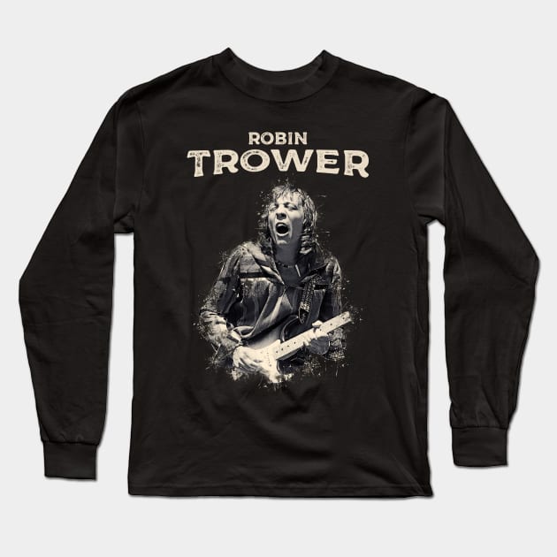 Robin Trower Long Sleeve T-Shirt by Yopi